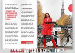 Artikel over Petra's kledingstijl in het online Stijlmagazine